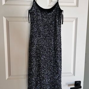 Nicole miller sequined sheath dress